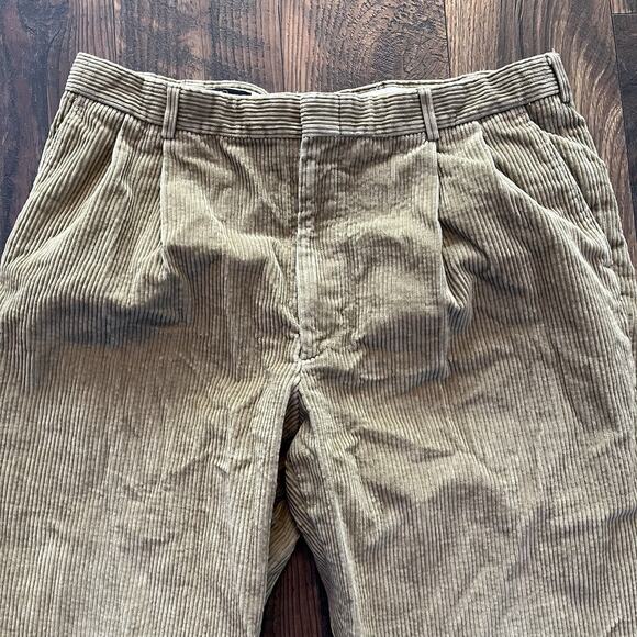 VTG BROOKS BROTHERS CORDUROY PANTS MENS 40 ACTUAL 37” WAIST 30” INSEAM USA MADE - Picture 3 of 12